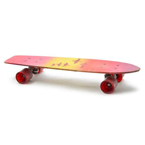 Skateboard Mini - Pink & Yellow