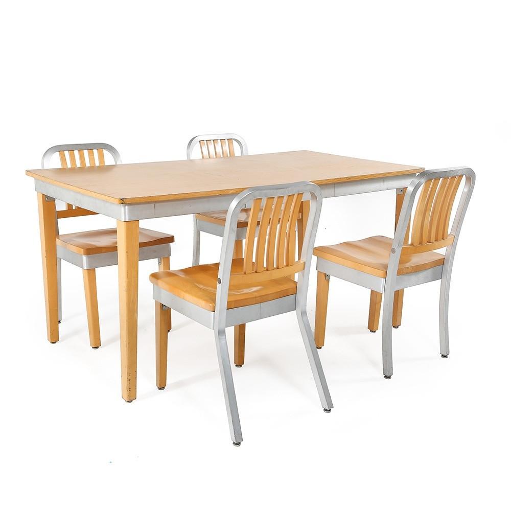 Rectangle Wood Aerocraft Dining Table