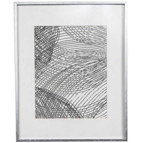 0639 (A+D) Gray Spirals A (16.5" x 20.5")