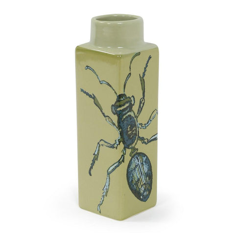 Green Ceramic Vase Beetle (A+D)