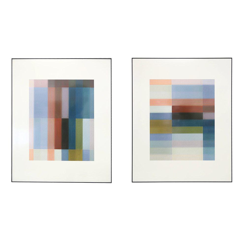 0486 (A+D) Muted Geometric B (24" X 30")