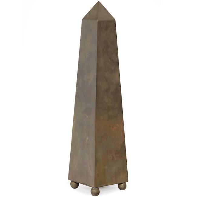 Brass Obelisk with Feet