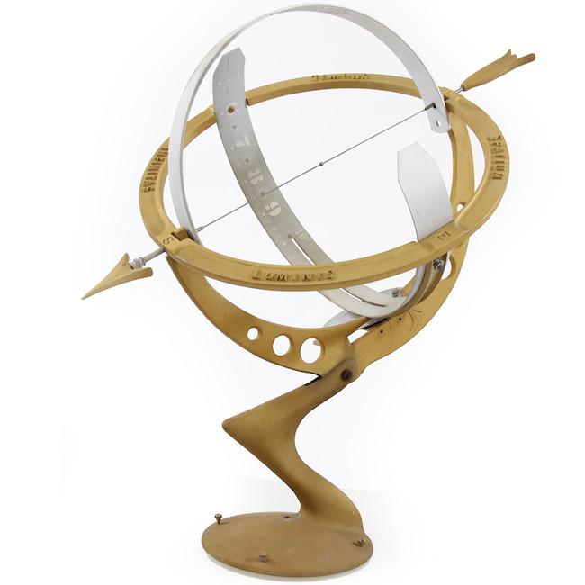 Brass Sun's Declination Compass Globe