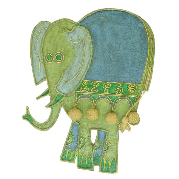 Elephant - Green Blue
