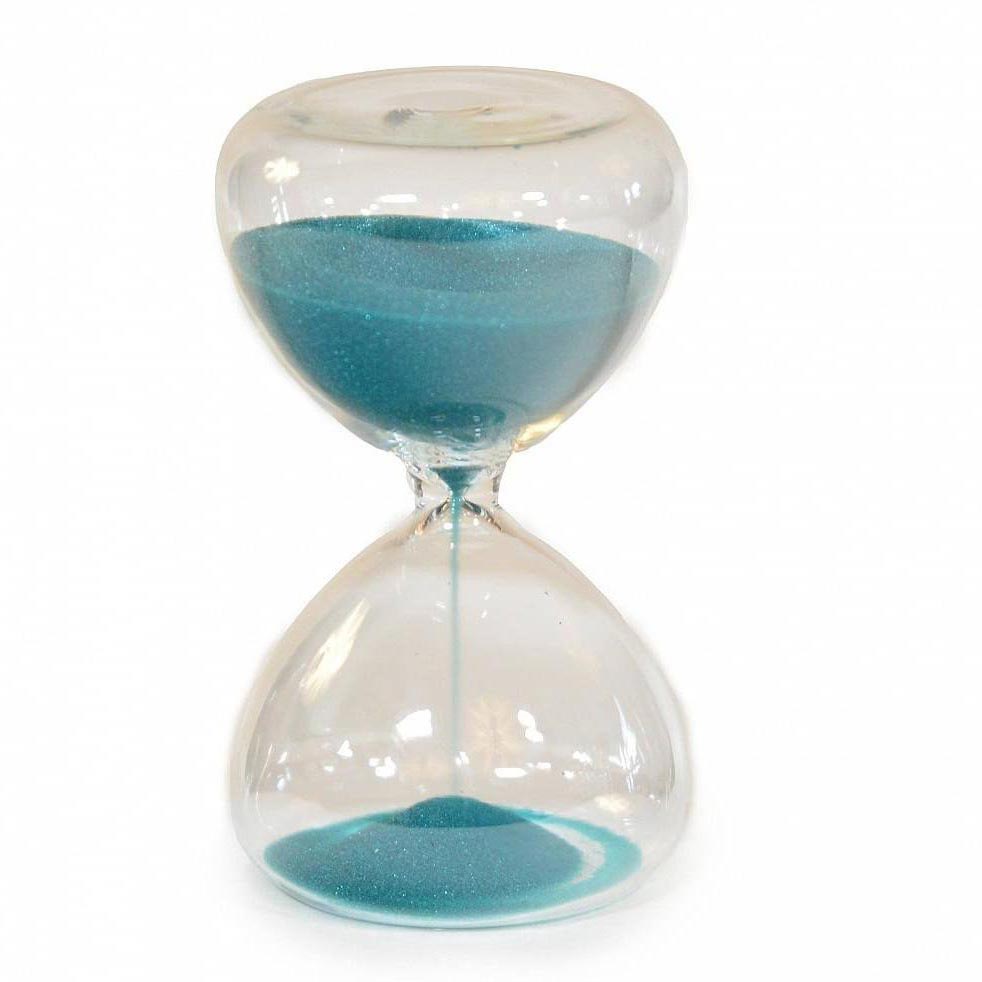 Blue Sand Hourglass