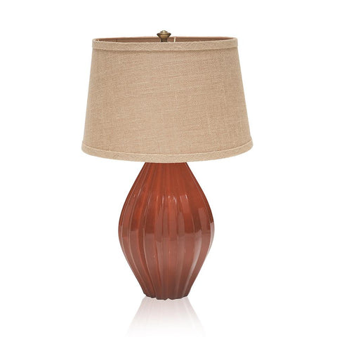Brown Ceramic Table Lamp
