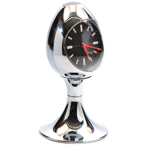 Bradley Chrome Egg Clock
