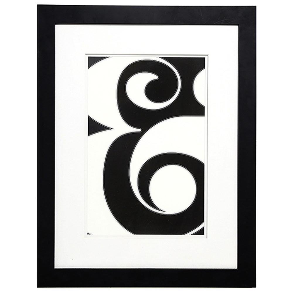 0749 (A+D) Ampersand White (21" x 27")