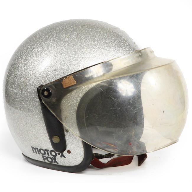 Helmet - Moto X Silver Sparkles