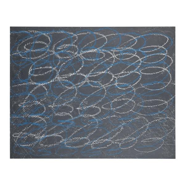 0299 (A+D) Chalkboard White / Blue (30" x 24")