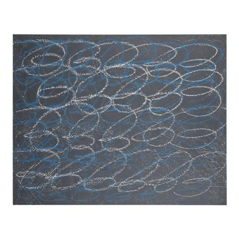 0299 (A+D) Chalkboard White / Blue (30" x 24")