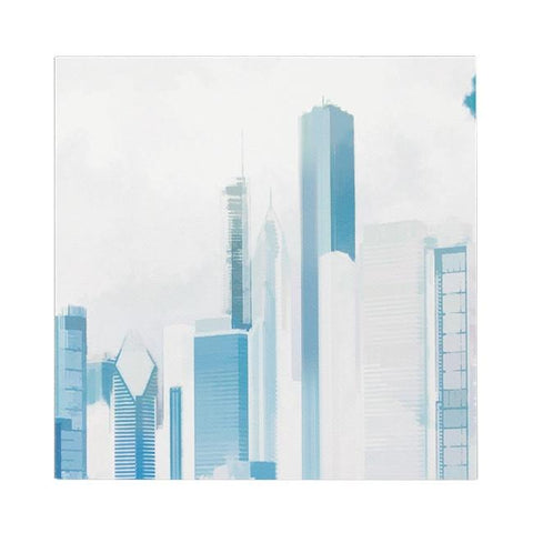0332 (A+D) Blue Citiscape C (10" x 10")