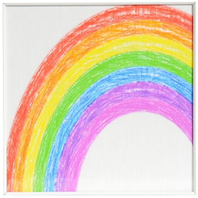 0765 (A+D) Jr Colorful Rainbow (8" x 8")