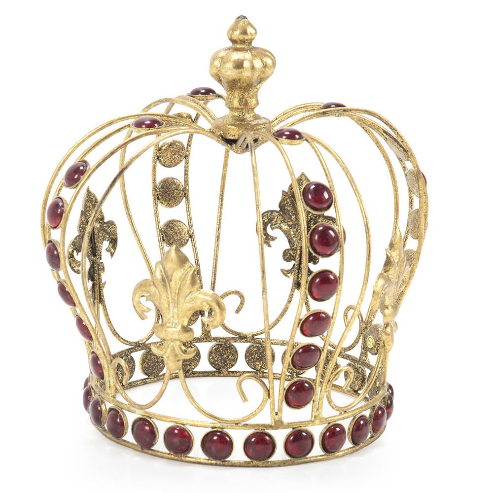 Gold Wire Crown with Rubies