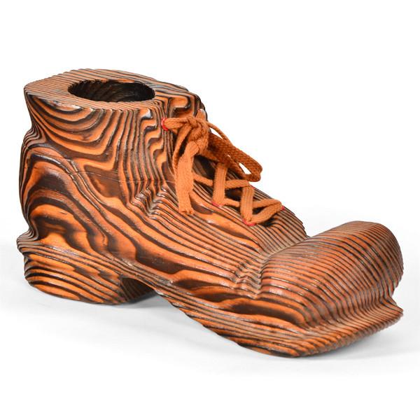 Carved Wood Boot