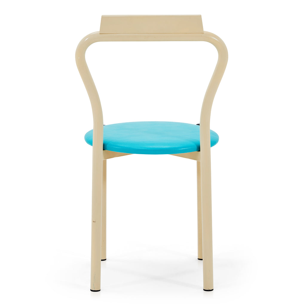 Simple Circle Dining Chair - Blue