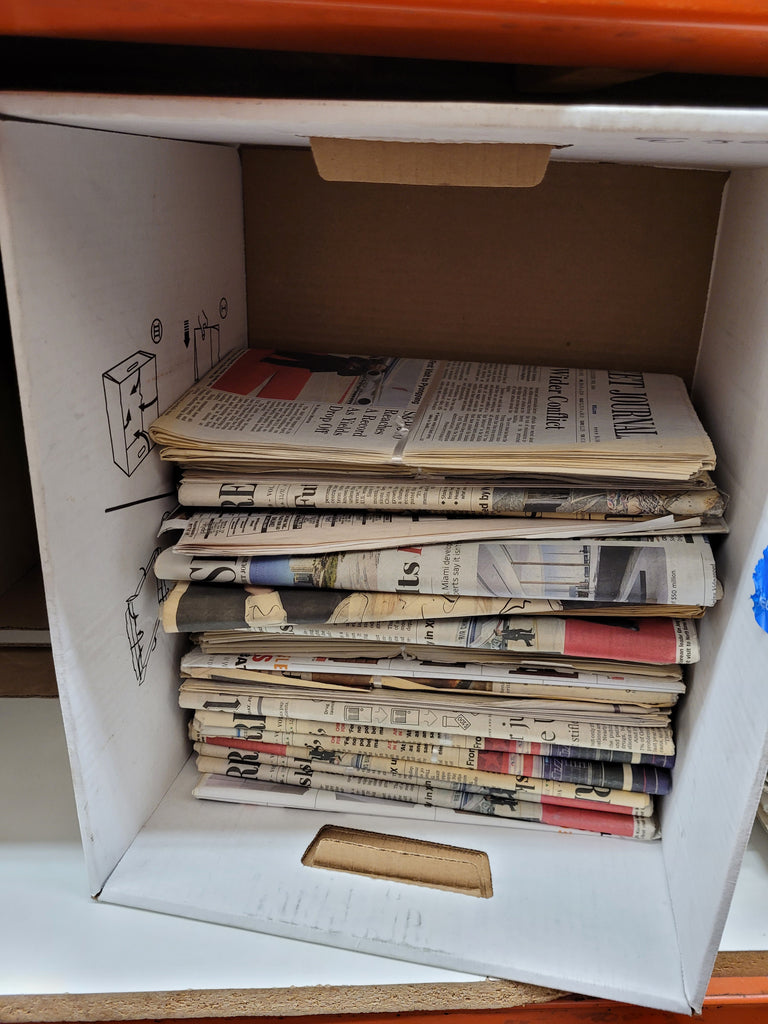 Box of Newspapers