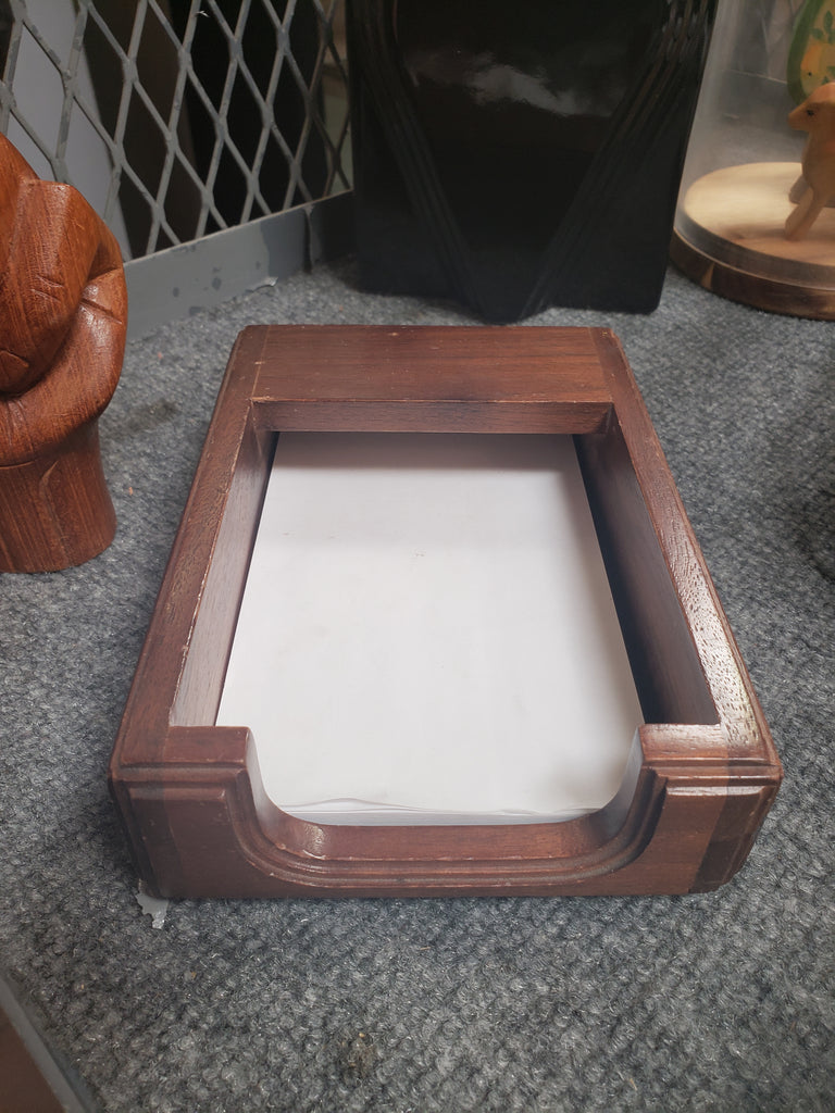 Small Wood Paper Tray