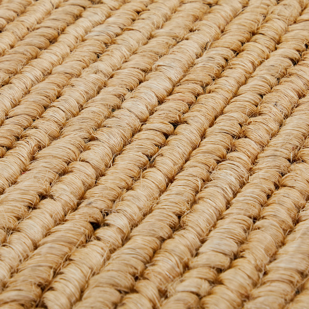 Large Natural Fiber Braided Sisal Rug