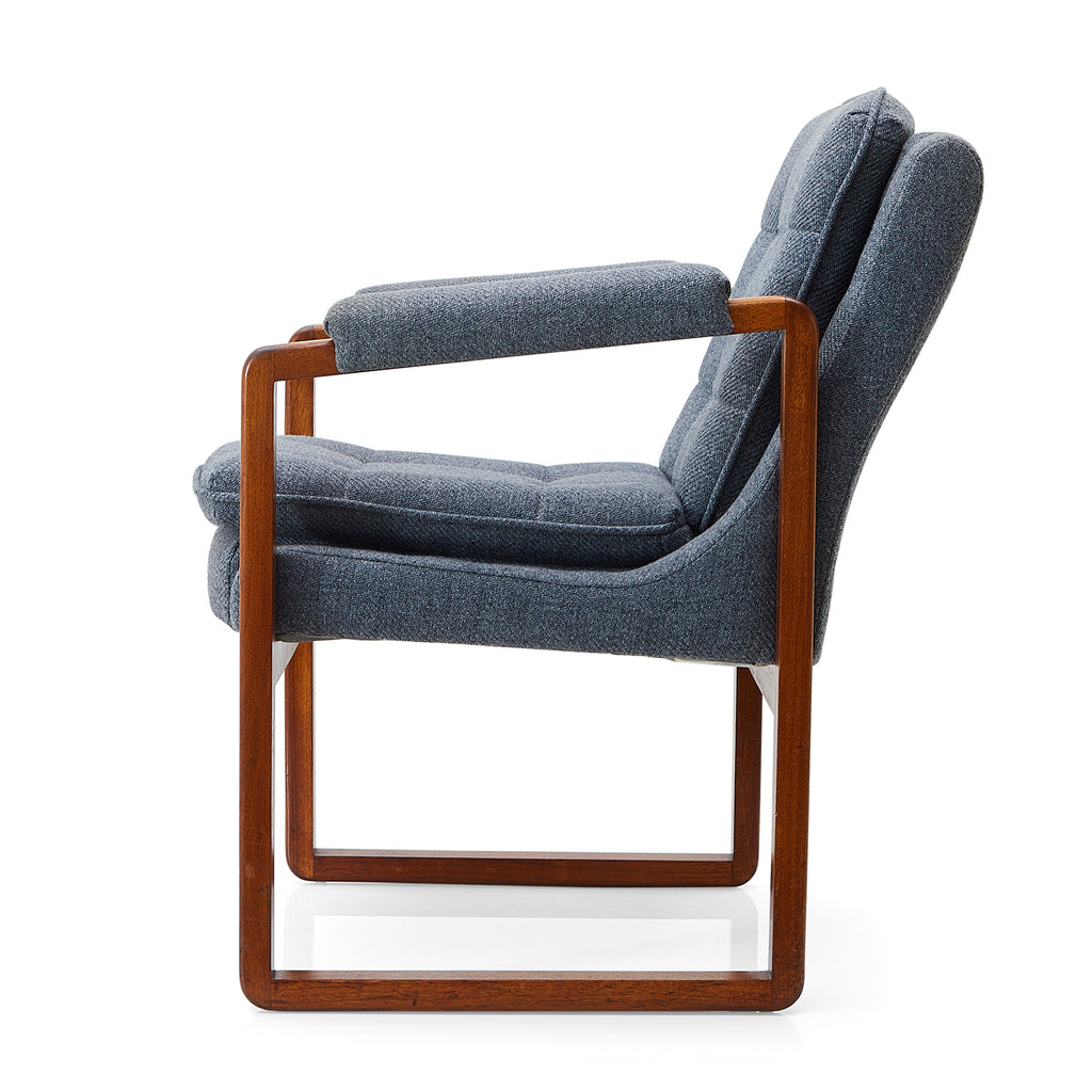 Grey Mid Century Lounge Chair