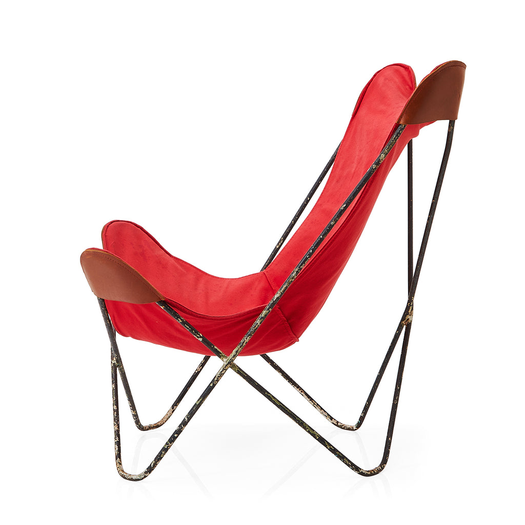 Butterfly Chair - Red Canvas
