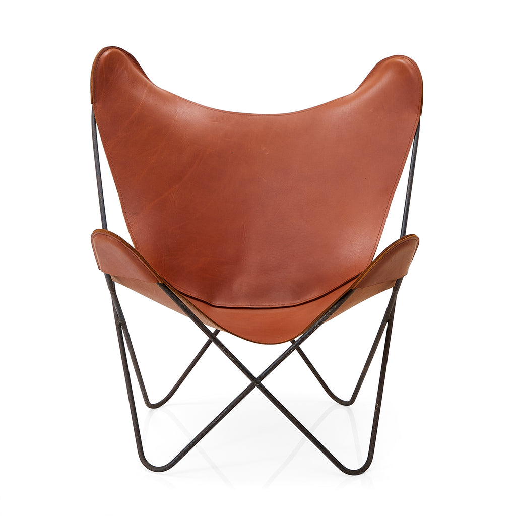 Butterfly Chair - Medium Brown Leather