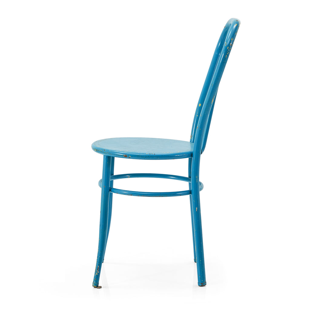 Cafe Metal Side Chair - Blue