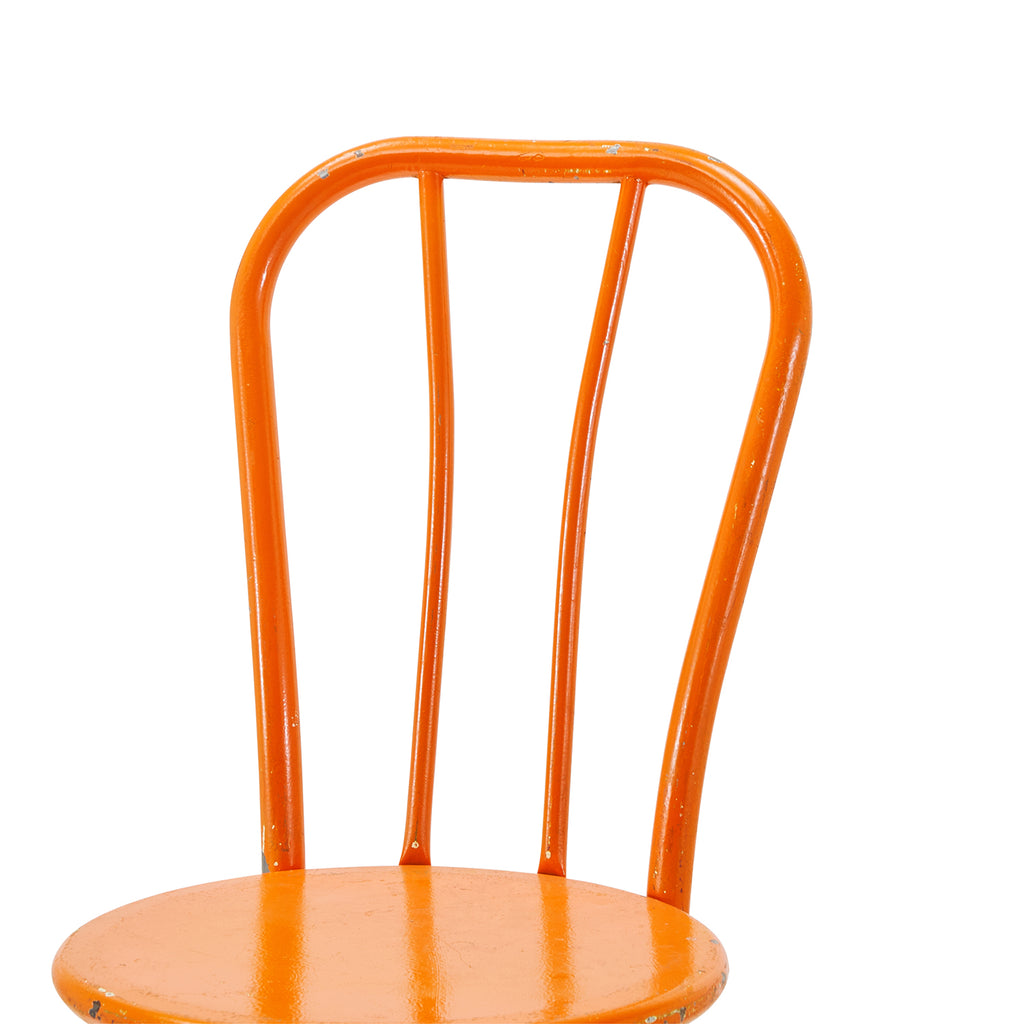 Cafe Metal Side Chair - Orange