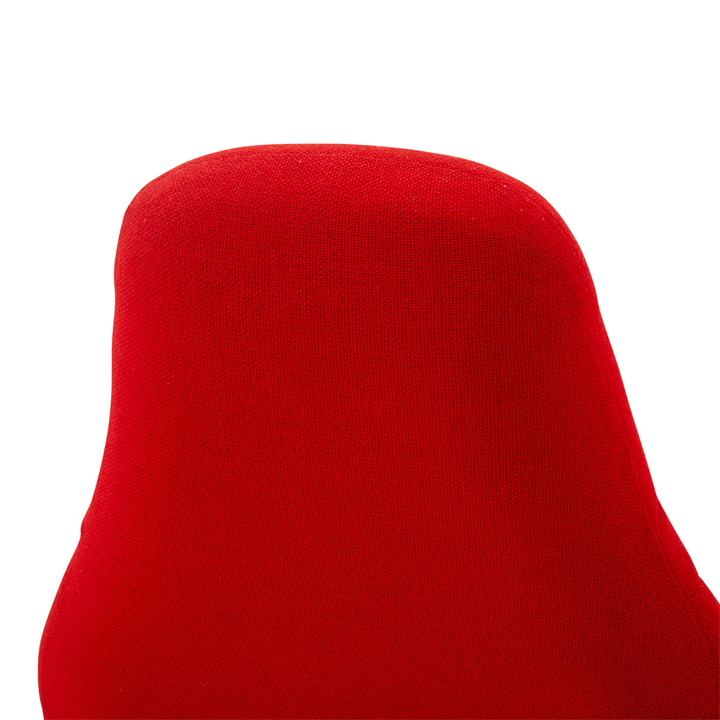 Red Plastica Lounge Chair