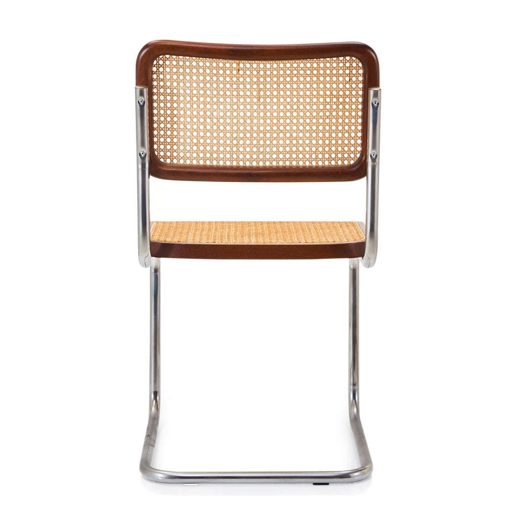 Breuer Dining Side Chair - Walnut and Chrome