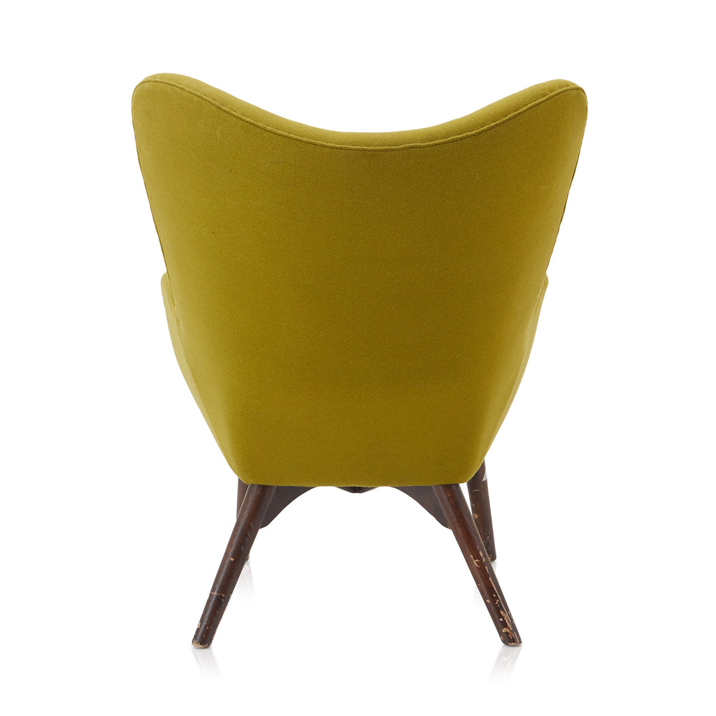 Green Modern Wingback Lounge Chair