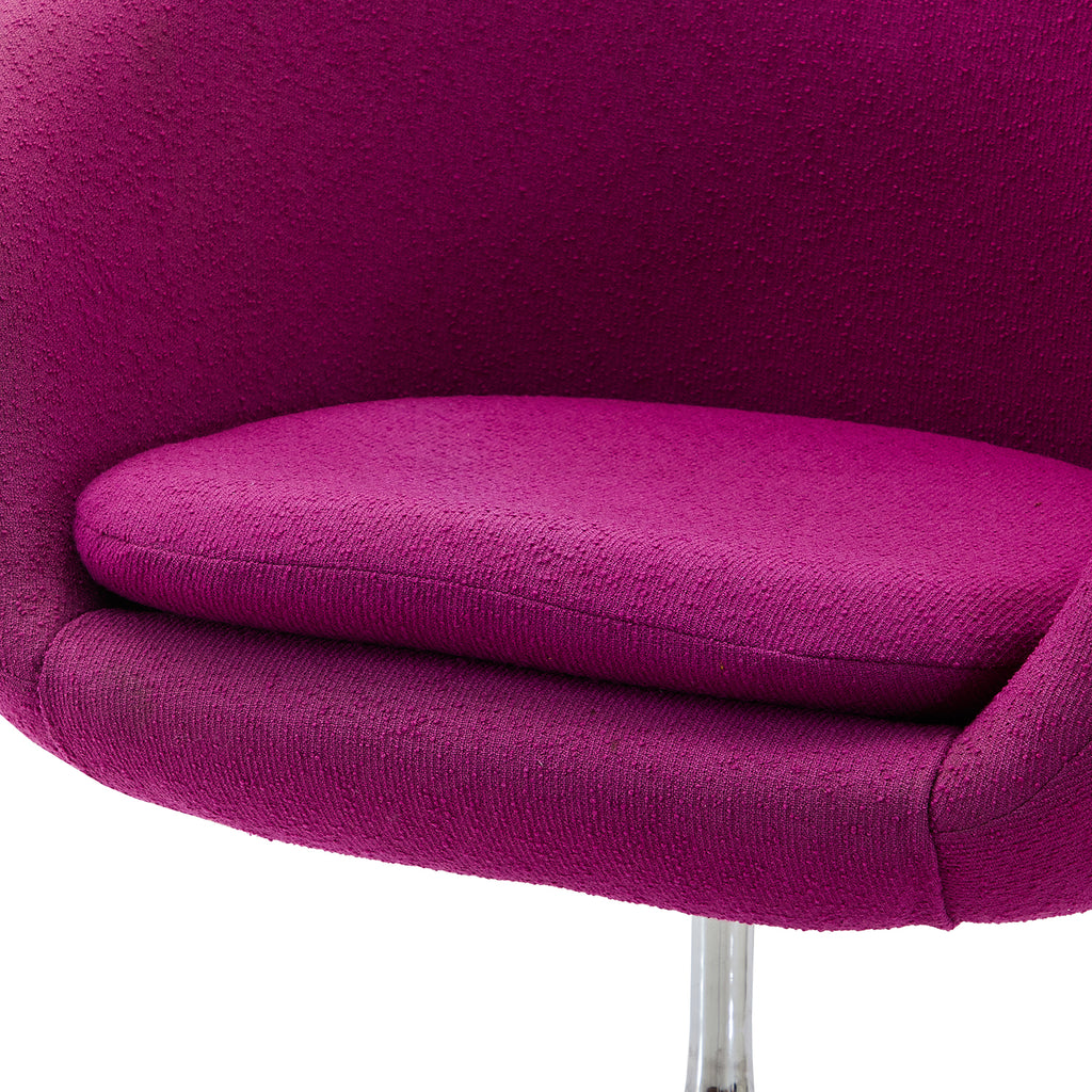 Purple Overman Tulip Lounge Chair
