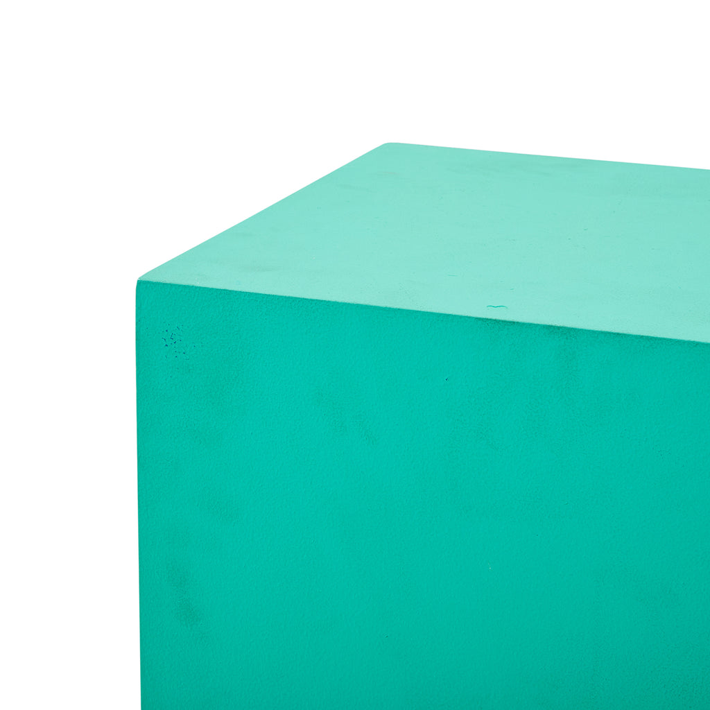 Turquoise Rectangular Pedestal