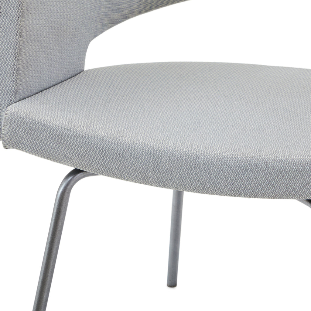 Grey Fabric Modern Arm Chair