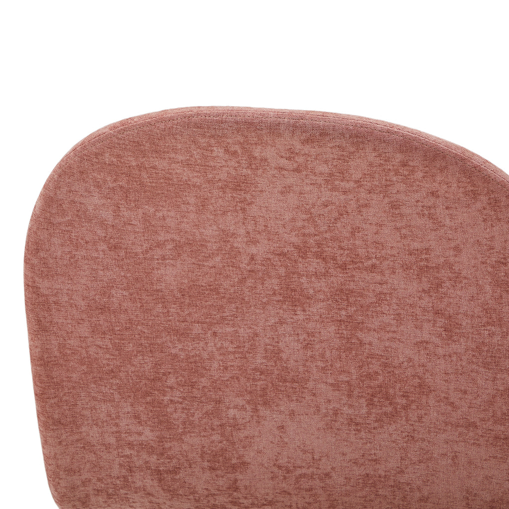 Pink Wave Shape Lounge Chair