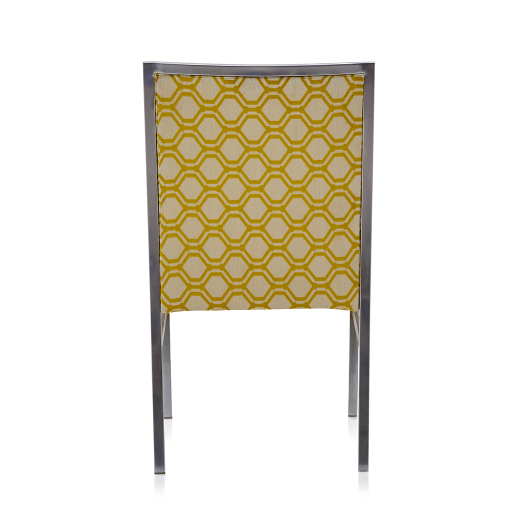 Yellow Patterned Vintage Kitchen Chair