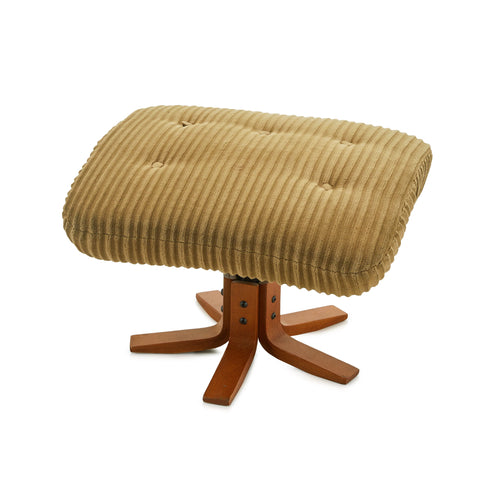 Green Olive Corduroy Ottoman