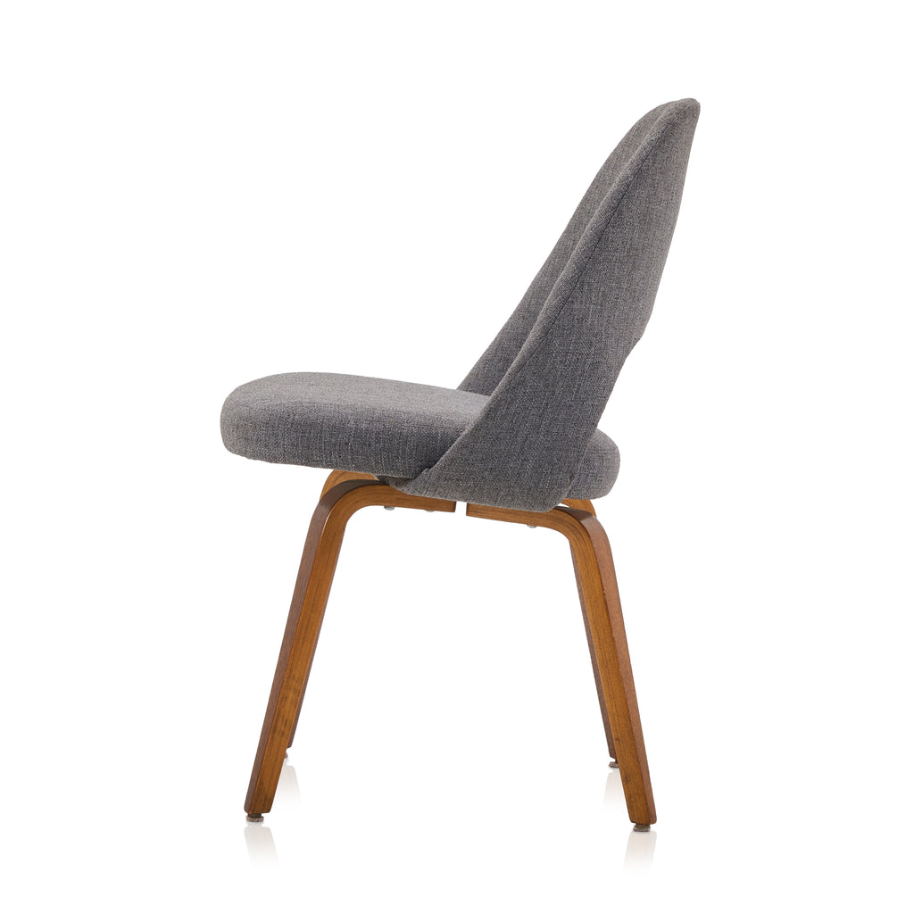 Grey Upholstered Dining Side Chair