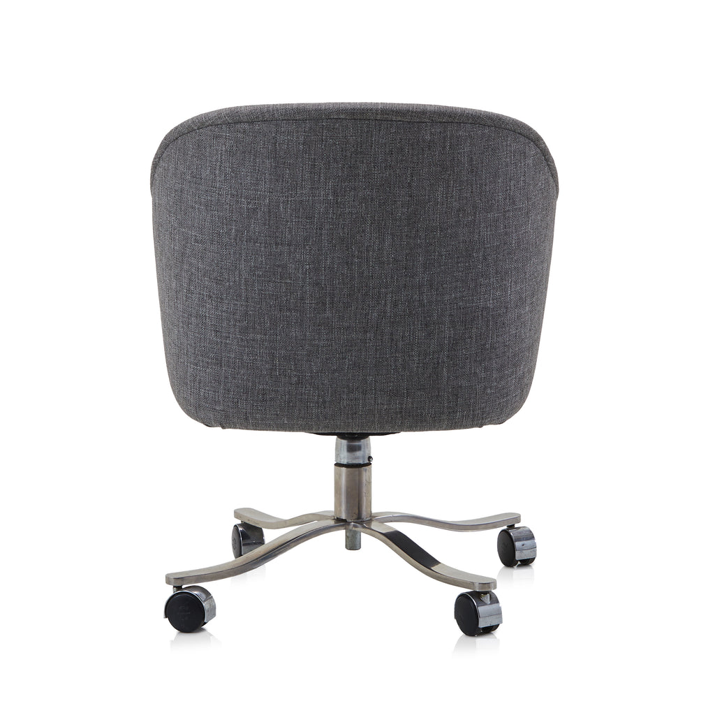 Grey Rolling Office Armchair
