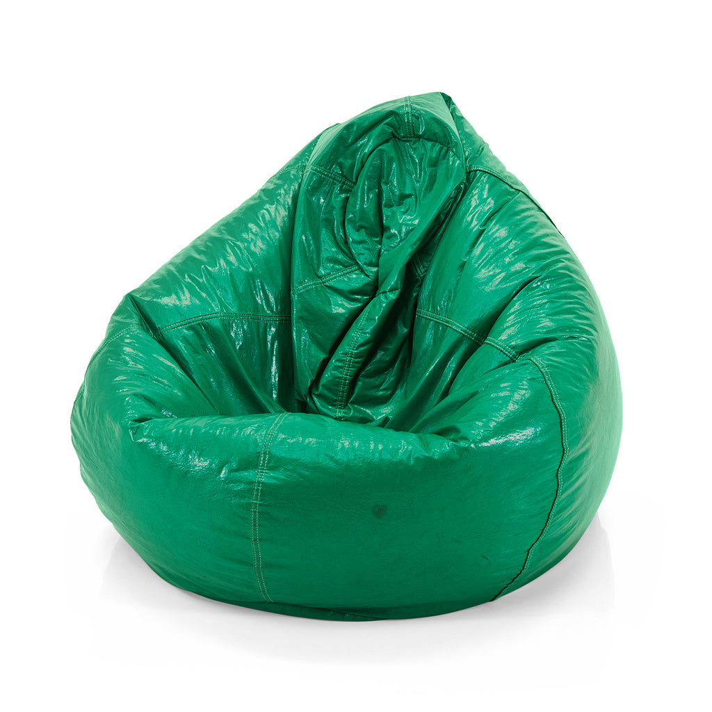 Green Vinyl Bean Bag