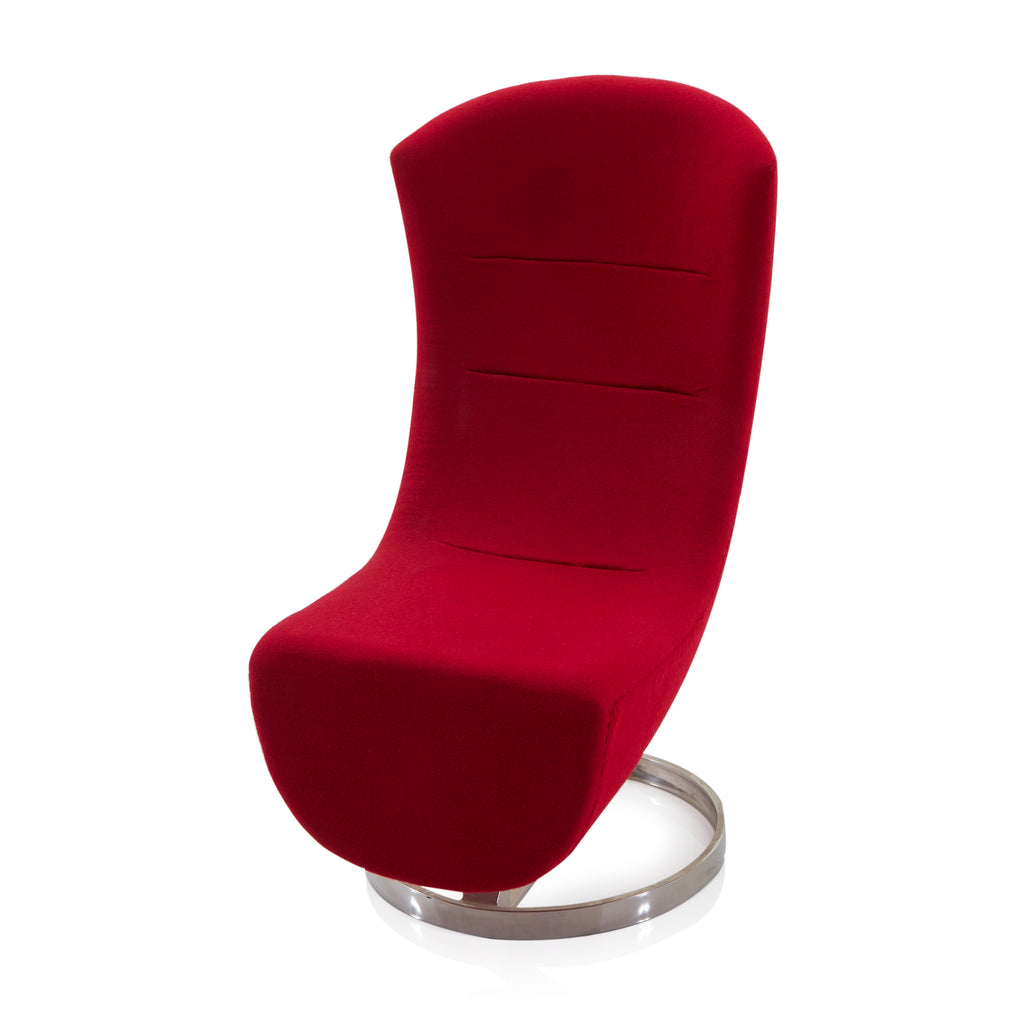 Futuristic Lay Lounge Chair - Red