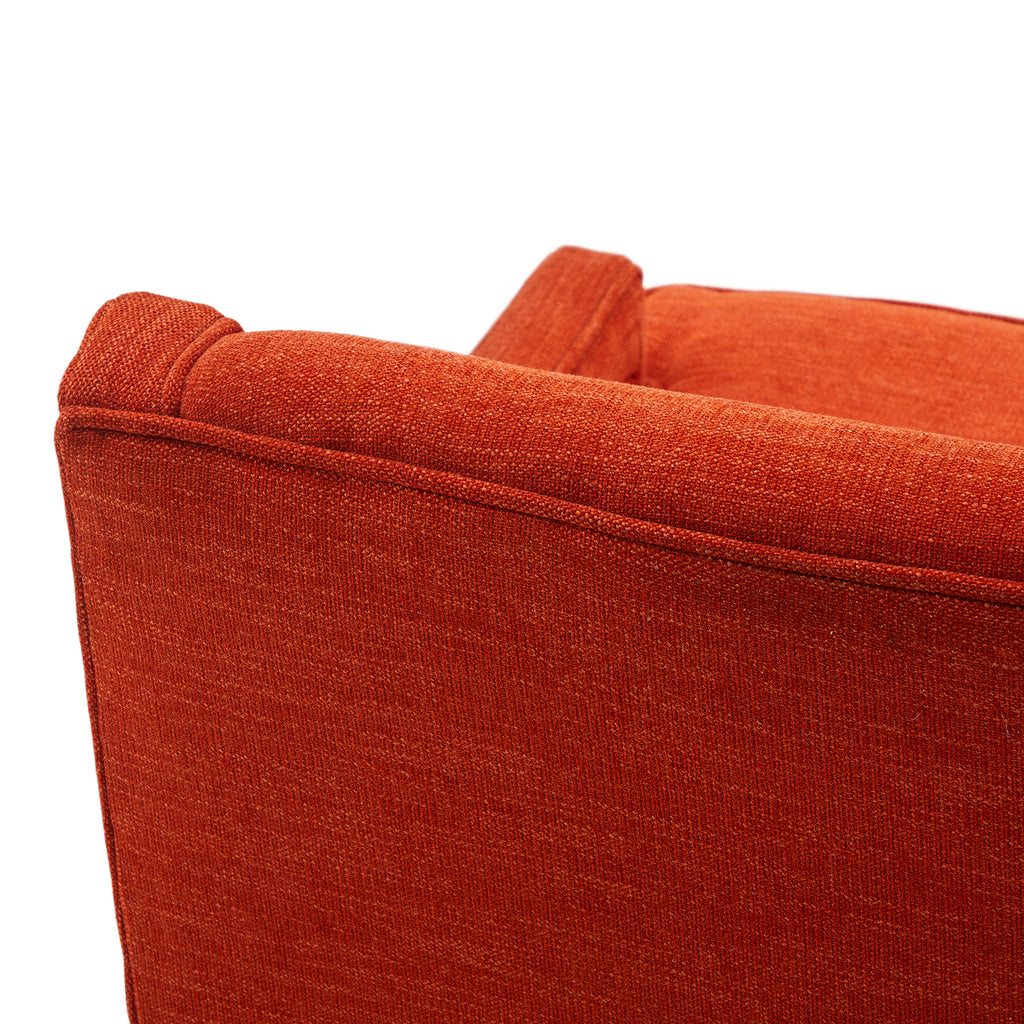 Orange Mid Century Arm Chair