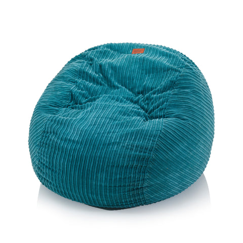 Turquoise Corduroy Bean Bag Chair