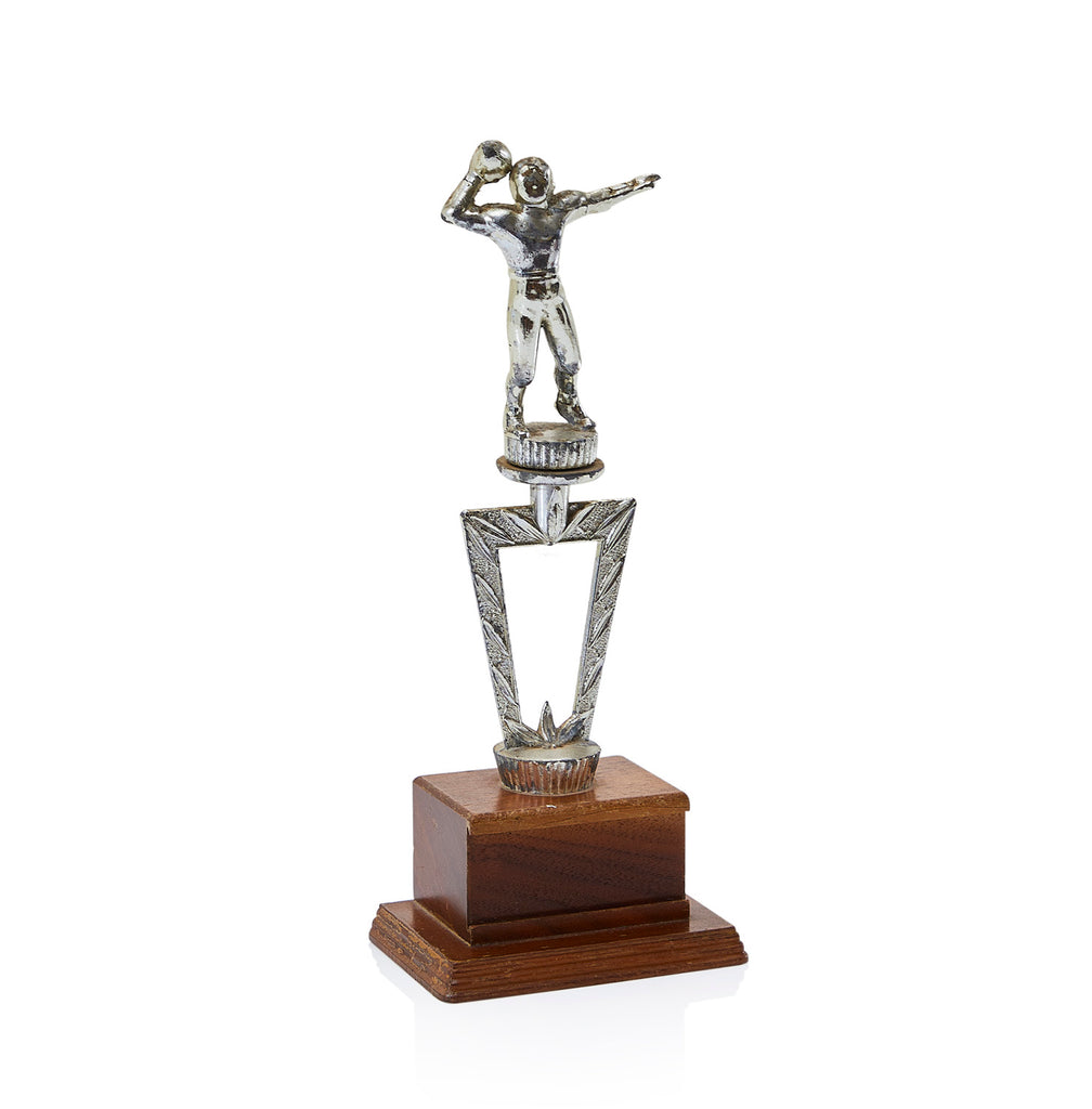 Silver Football Player Trophy