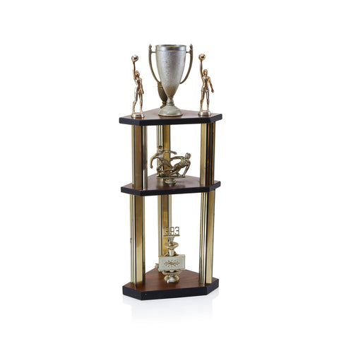 Three-Tiered Trophy 1993 Soccer
