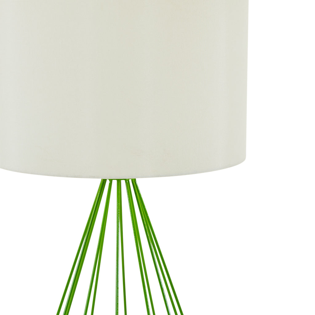 Green Wire Table Lamp