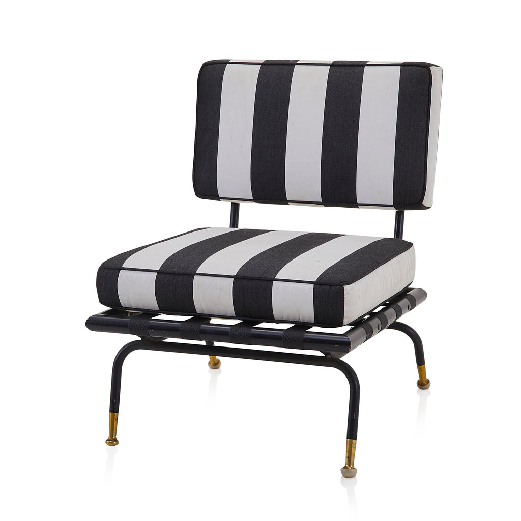 Black & White Striped Chair