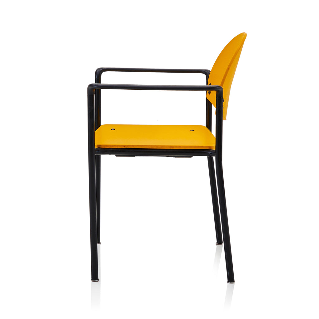 Yellow Metal Arm Chair