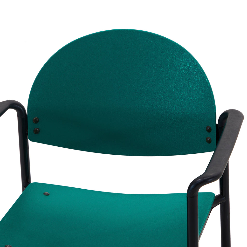 Green Metal Arm Chair
