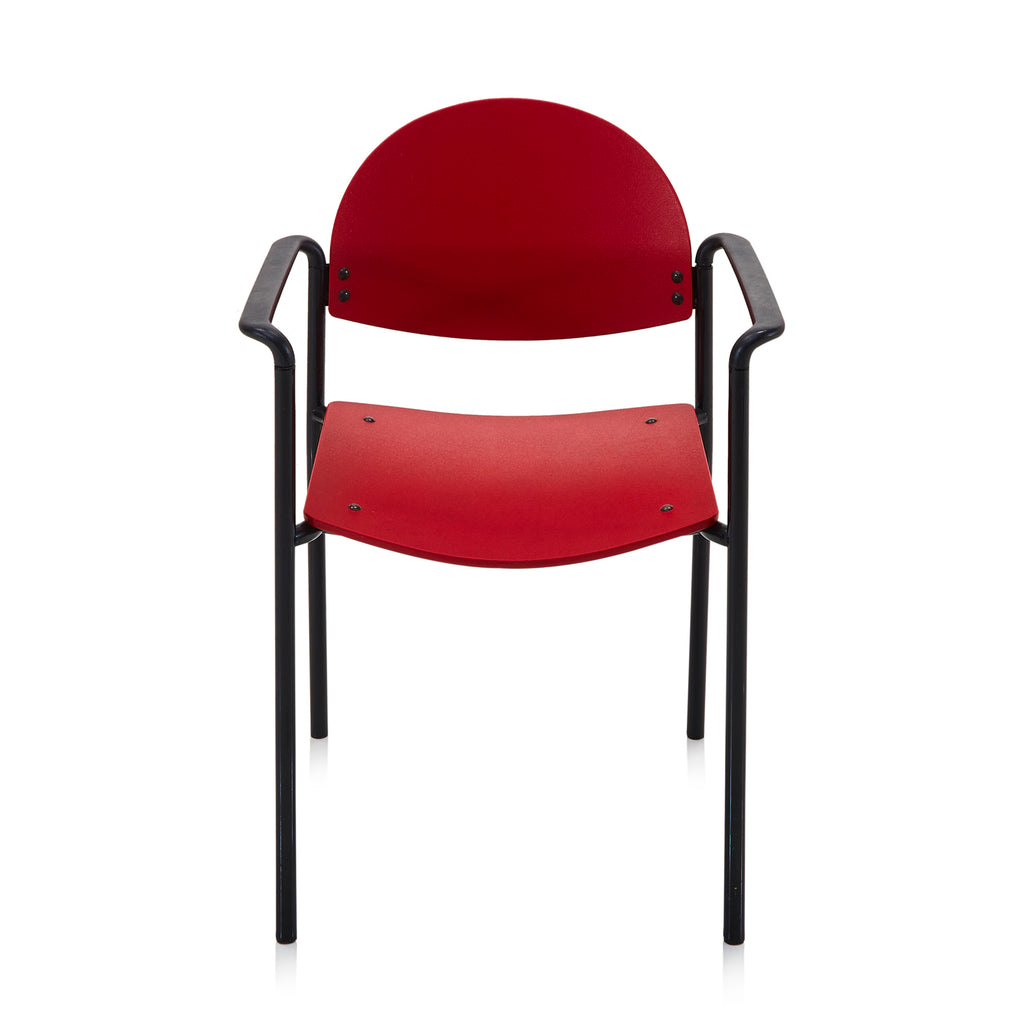 Red Metal Arm Chair